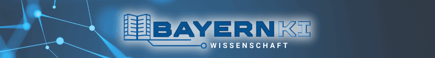 Logo of BayernKI with the text "Wissenschaft" under it.